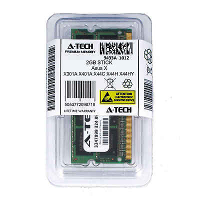 #ad 2GB SODIMM Asus X301A X401A X44C X44H X44HY X44L X44LY X450CA Ram Memory $9.99