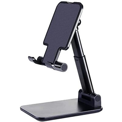 #ad Cell Phone Stand Aluminum Phone Stand for Desk Adjustable Mobile Phone Sta... $17.87