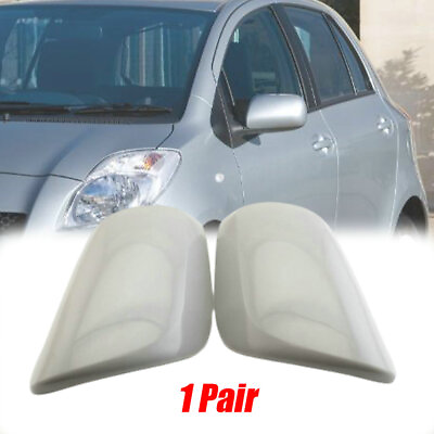 #ad For Toyota Yaris 2007 2013 Driver amp; Passenger Side Door Wing Mirror Cover Cap $20.55