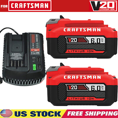#ad 20 Volt For Craftsman V20 MAX Lithium Battery Charger CMCB204 CMCB202 CMCB201 $120.00