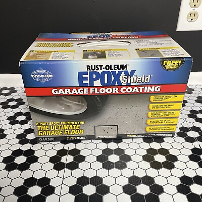 #ad Rust Oleum 251965 Garage Floor Kit Gray $75.00