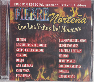 #ad Fiebre Nortena Con los Exitos Del by Various Artists CD DVD 2005 $7.32