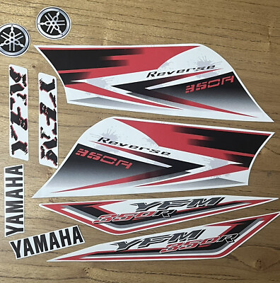 #ad Yamaha Raptor 350 2009 2010 Red Full Graphics Decals L $58.98