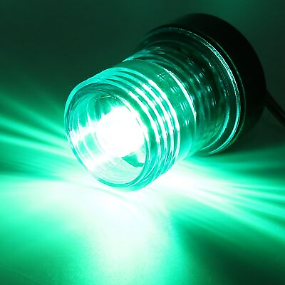#ad Green Light DC12V‑24V LED Navigation Anchor Lights 360° All Round Lighting For⁺ $17.99