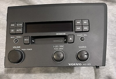 #ad VOLVO OEM AM FM RADIO STEREO CASSETTE PLAYER HU413 2002 2004 AS IS $30.00