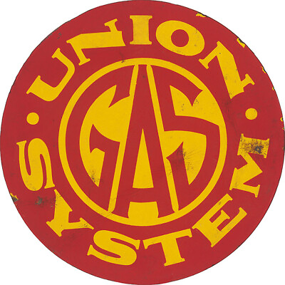 #ad UNION SYSTEM GAS ADVERTISING METAL SIGN $112.50
