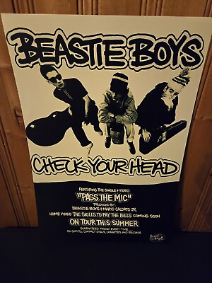 #ad Beastie Boys poster Check Your Head Grand Royal Paul#x27;s Boutique Run DMC NWA $25.00
