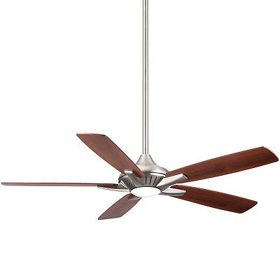 Minka Aire F1000 BN Dyno LED 52quot; Ceiling Fan Color Brushed Nickel $269.95