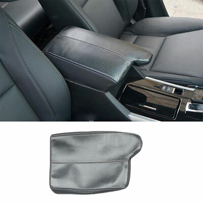 #ad Carbon Fiber Leather Center Console Armrest Box Cover For Honda Accord 2013 2017 $33.19