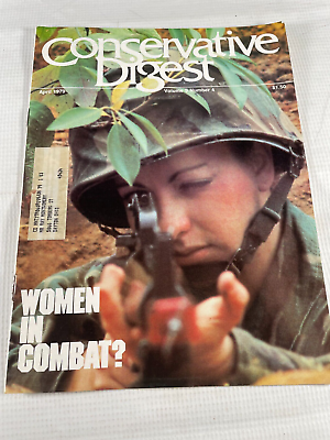 #ad Conservative Digest April 1979 Women In Combat Cost of Socialized Medicine $3.99