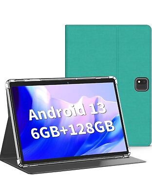#ad 10.1 Inch Android 13 Tablet 6GB RAM 128GB ROM，with 8000mAh Long Battery $69.99