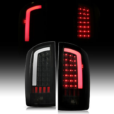 #ad Tail Lights LED Lamps For 02 06 Dodge Ram 1500 2003 2006 2500 3500 Black Smoke $100.99