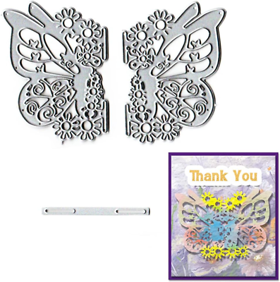 #ad Flowers Butterfly Cutting Dies for Card Making Flower Dies Butterfly Die Cuts An $20.10