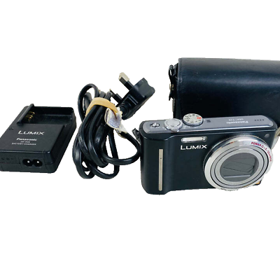 #ad Panasonic Lumix DMC TZ8 12.1MP Compact Digital Camera Black – Working GBP 85.00