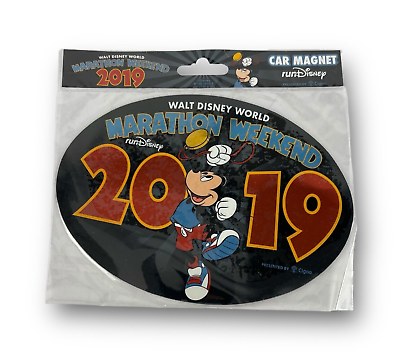 #ad Walt Disney World 2019 Marathon Weekend runDisney Car Magnet $16.99