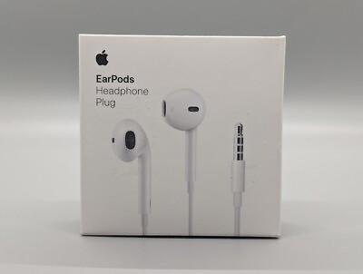 #ad OEM Apple Headphones 3.5mm Plug WIRED White MNHF2AM A $8.80