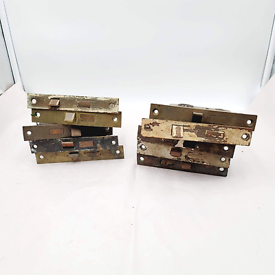 #ad Vintage Mortise Lock Door LOT of 10 Hardware Salvage For PARTS OR REPAIR FPB $38.00