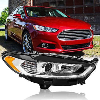 #ad For 2013 2016 Ford Fusion Headlight Light Passenger Right Side Halogen $75.99