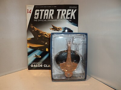 #ad STAR TREK STAR SHIPS COLLECTION ISSUE 14 CARDASSIAN GALOR CLASS GBP 9.99