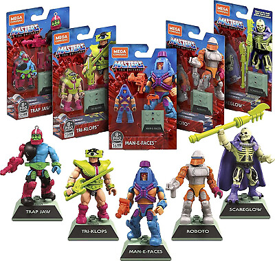#ad Mega Construx Masters Of The Universe Heroes 2quot; Figure Man E Faces Roboto CHOOSE $9.99