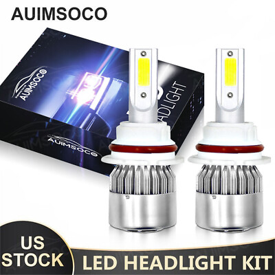 #ad 9004 LED Headlight Conversion Kit 24W 3200LM High Low Beam Bulbs 6000K $24.99