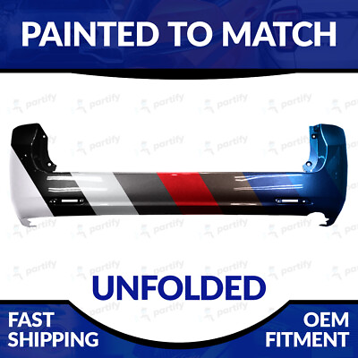 #ad NEW Painted 2011 2020 Toyota Sienna Non SE Unfolded Rear Bumper W O Sensor Holes $411.99