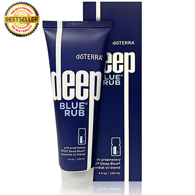#ad DoTerra Deep Blue Rub Topical Cream New Sealed 4oz 120ml $17.99