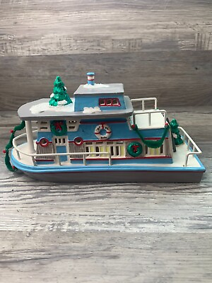 #ad Department 56 The Original Snow Village Jingle Bell Houseboat $28.95