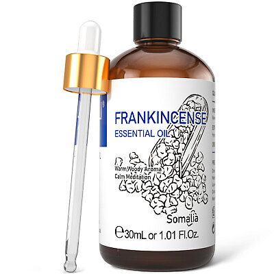 #ad 30ml Frankincense Essential Oil 100% Pure Natural Diffuser Therapeutic Skin Bath $8.49