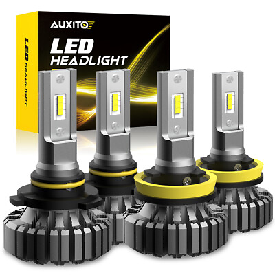 #ad AUXITO Super Bright H11 H8 9005 LED Headlight Bulb 40000LM White High Low Beam $61.99