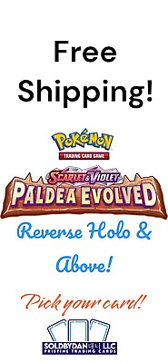 #ad 2023 Pokemon Scarlet amp; Violet Paldea Evolved Pick Your Card Complete Your Set $2.00