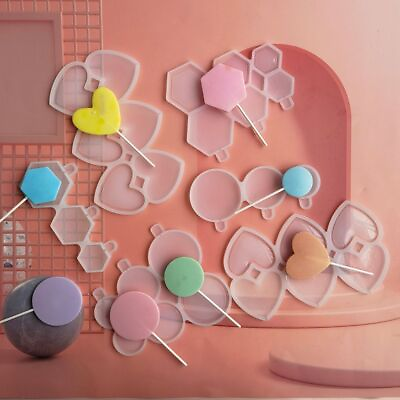 #ad Lollipop Silicone Mold Chocolate Candy Cake Mold Birthday Cake Decorating 1pc Se $11.07