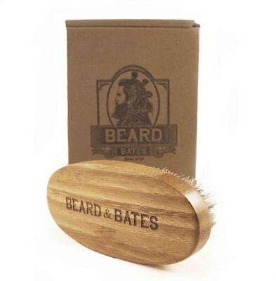 #ad Beard And Bates Premium Wooden Boar Bristle Beard Brush Handmade CLEARANCE $9.99