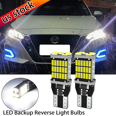 LED Backup Reverse Light Bulbs 6000K WHITE 921 for Nissan Frontier Altima Titan $8.71