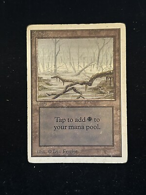 #ad Swamp A Light Unlimited PLD Basic Land MAGIC THE GATHERING CARD MP $2.29