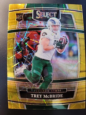 #ad 2022 Select Draft Trey Mcbride RC GOLD LASER HOLO PRIZM card #96 $2.99