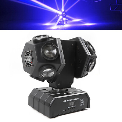 160W LED Dual Moving Head Light RGBW Gobo Beam Stage Lighting DJ Disco Show DMX $97.80