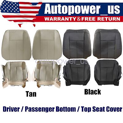#ad For 2007 2014 Ford Expedition Driver Passenger Perforated Leather Seat Cover $152.59
