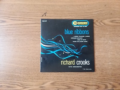 #ad 1950S EXC. MEGARARE Richard Crooks With Orchestra Blue Ribbons CAE 127 EP45 $6.64