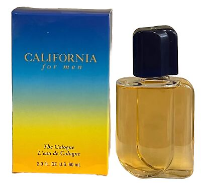 #ad California For Men The Cologne by Max Factor 2 oz Splash Original 80s $69.99