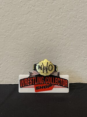 #ad NWO WCW Big Gold Heavyweight WWE Title Belt Elite Action Figure Accessory Loose $3.59