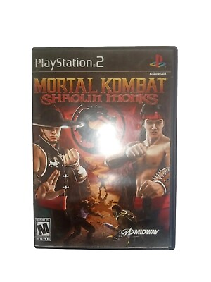 #ad 2004 Mortal Kombat Shaolin Monks PS2 Midway Pre owned $65.00