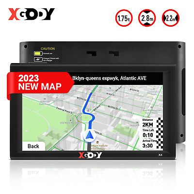 #ad XGODY 9#x27;#x27; Large Screen GPS Navigation for Truck Motorhome Spoken Direction 2024 $71.98