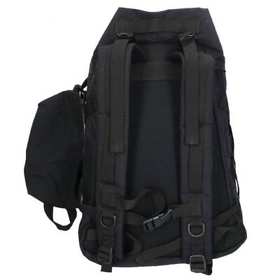 #ad Viridian The Viridi Anne Macromauro Multi Belt Strap Backpack Black 404042 $416.07