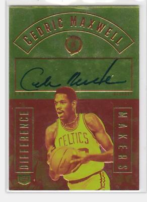 #ad 2016 17 Cedric Maxwell Auto # 99 99 Grand Reserve Difference Makers $9.99