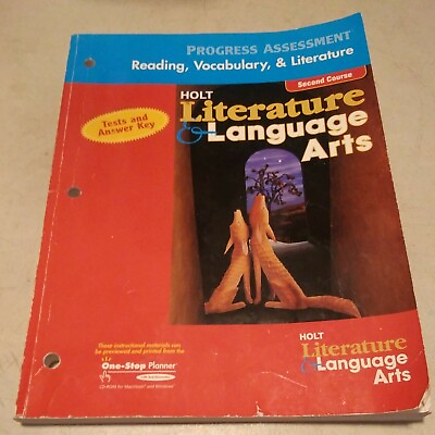 #ad Holt Language Arts Reading Vocabulary Literature Assessment Second Course $8.99