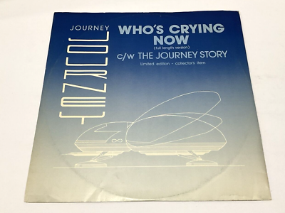 #ad Journey Who#x27;s Crying Now Limited Edition British Import Vinyl Record 1981 VG EX $9.95