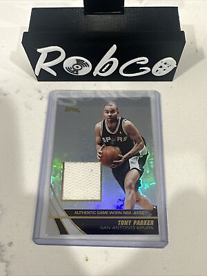 #ad 2003 04 TOPPS JERSEY EDITION JE #TP TONY PARKER GAME WORN Jersey NM $12.95