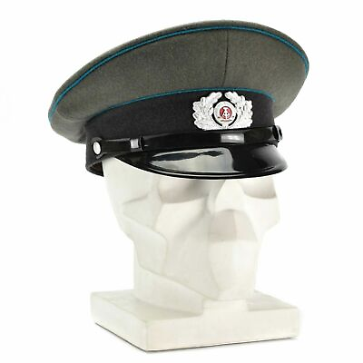 #ad Original East German NVA army visor cap Air forces military peaked hat NEW $31.36