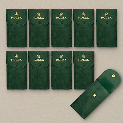 Rolex Green Travel Service Pouch with Insert — Fast US Shipping $124.97
